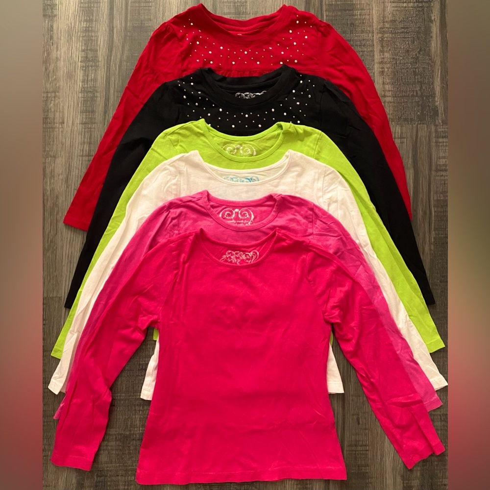 Layering long sleeve tees